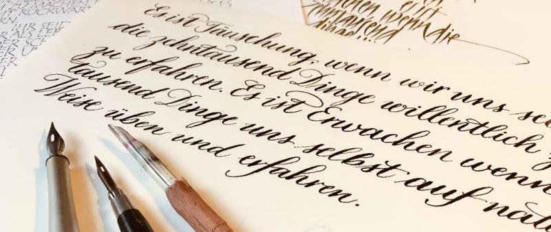 Kalligrafie Basics: Muttertagspecial