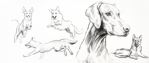 Tiere zeichnen leicht gemacht - der Hund