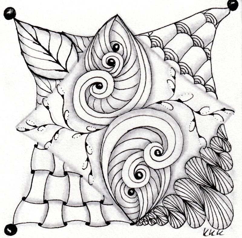 Zentangle® Basiskurs – in die Entspannung zeichnen