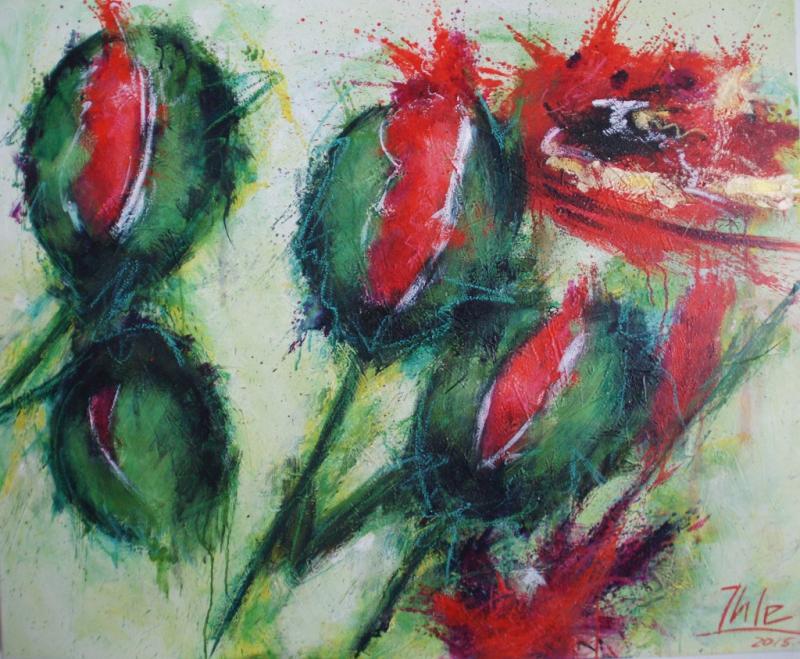 Blumen im Zauber des Lichts