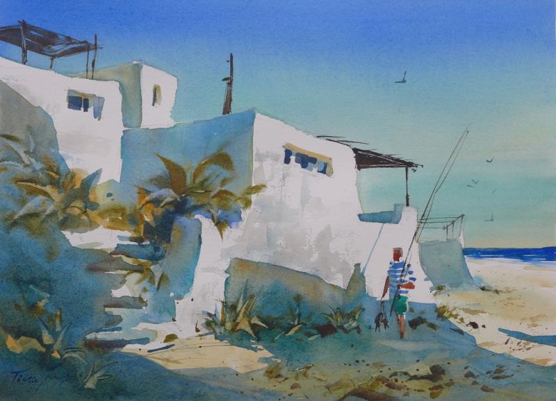 Wie kommt das Weiß ins Aquarell?